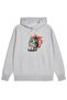 Girls' Cat Printed Hooded Sweatshirt