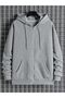 2-Piece Zippered Hooded Oversize Sweatshirt - 4