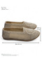 Women's Beige Knitted Daily Comfortable Stylish Summer Flat Sole Ballerina Shoes - 6