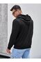 Zippered Hooded Sweatshirt - 2