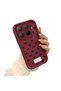 Mi 15t Pro Compatible Shockproof Simple Claret Red Silicone Phone Case Bow Pattern - 2