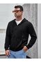 Zippered Hooded Sweatshirt - 3