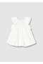 Summer Girl's Embroidered Dress - White - 5