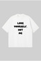 Love Yourself Oversize Boxy Fit Unisex 100% Cotton Tshirt – Printed T-Shirt |   Streetwear