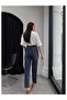 Boyfriend Suede Belted Jean - 4