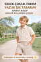 Partner 33003-26 Boys' Shirt and Shorts Set Summer Patterned Comfortable Fit Daily Stylish 2-Piece Set - 2