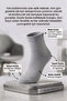 Men's Gray Non-Elastic Travel Socks 3-Pack Seamless/Premium/Cotton/Short Trip Socks - 4