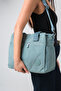 Elovora Water Green Women's Multi-Compartment Crinkle-Resistant Daily Crossbody and Shoulder Bag - 3