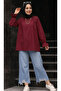 Modadalfa Women's Elastic Sleeve Shirt - 2