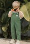 Unisex Children's 100% Cotton Knitted Baby Salopet-Straps+Diaper Bag