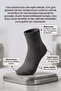 Men's Smoked Non-Elastic Travel Socks 3-Pack Seamless/Premium/Cotton/Short Trip Socks - 4