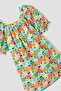 Girl Patterned Dress - 5