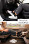 Men's Smoked Non-Elastic Travel Socks 3-Pack Seamless/Premium/Cotton/Short Trip Socks - 2