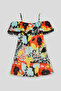Girl Patterned Dress - 7