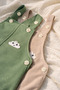 Unisex Children's 100% Cotton Knitted Baby Salopet-Straps+Diaper Bag - 4
