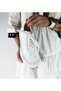 White Color Lace-Up Women's Sneakers Knitwear Knitted Sports Shoes