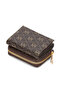 Women's Long Strap Hand and Shoulder Bag with Mini Wallet, Zipper, Card Holder and Coin Compartment - 6