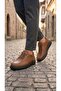 Light Brown Men's Casual Lightweight Poly Stitched Sole Walking Guaranteed Sports Shoes - 3