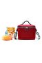 lunch box شنطة حافظة طعام حار ـ بارد قابلة للطي حقيبة غداء مع علب للاكل حقيبة وجبات - 3