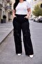 Women's Plus Size High Waist Cargo Pants with Pockets and Belt, Comfortable Fit - 3