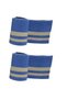 Striped Knitwear Ribbed Cuff Sleeve Cuff Skirt Cuff 2 Pieces