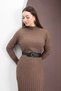 Special Design Crescent Buckle Leather Women's Pants Belt, Dress Belt, Coat Belt - 4
