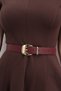 Imported Gold Plated Women's Trouser Belt, Dress Belt, Coat Belt - 4