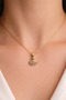 316L Steel Mini Gold Swan Necklace - 4