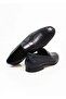 Dark Blue Laceless Genuine Leather Men's Shoes - 2