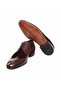 Brown Lace-Up Genuine Leather Men's Shoes - 3
