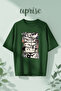 Anime Eyes Aesthetic Printed Cotton Oversize T-Shirt