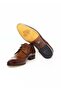 Tan Color Lace-Up Genuine Leather Men's Shoes - 3