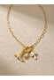 Italian Chain Detailed Figured Lucky Necklace - Boots & Star & Mushroom - 7