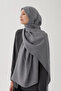 60% Floss 40% Cotton Logo Shawl_Metallic_Blue