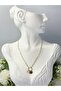 Vip Steel Charm Detailed Necklace – Stylish Modern Model - 3