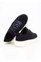 Dark Blue Lace-Up Genuine Leather Suede Men's Shoes - 2