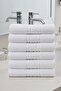 White Greek 6-Piece 100% Cotton Towel Set 50X90 cm - 7