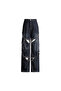 High-Waisted Denim Jeans with Rivets - 7