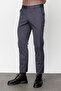 Anthracite Men's Cotton Fabric Trousers Regular Fit – Comfortable Fit Casual Office Style - 2