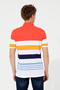 Men's Red Polo Collar T-Shirt 50247785-Vr213 - 5