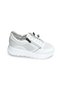 258127 Women's Genuine Leather Zippered Elastic Sports Shoes - 3