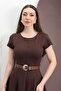 Women's Pants Belt with Tool Buckle Bridge, Dress Belt, Coat Belt - 4