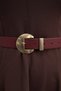 Antique Plated Suit Buckle Women's Pants Belt, Dress Belt, Coat Belt - 2