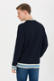 Men's Navy Blue Sweatshirt 50253315-Vr033 - 5