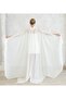 New Generation White Chiffon Cape Wedding Dress-Wedding Gown-Wedding Attire-Wedding Dress - 3