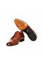 Tan Color Lace-Up Genuine Leather Men's Shoes - 3