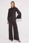 Button-Designed Tunic Pants Set