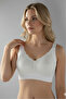 6230 Premium Comfort Hayelet Bra - Seamless, Gathering, Without Underwire, Lace, Adjustable Straps - 2