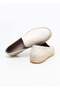 Beige Color Genuine Leather Men's Shoes - 2