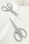 Silver Promise Engagement Scissors, Ribbon Opening Special Day Ceremonial Sewing Embroidery Scissors Silver